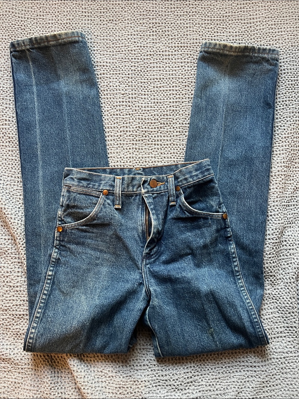Wrangler Dark Blue Skinny Jeans